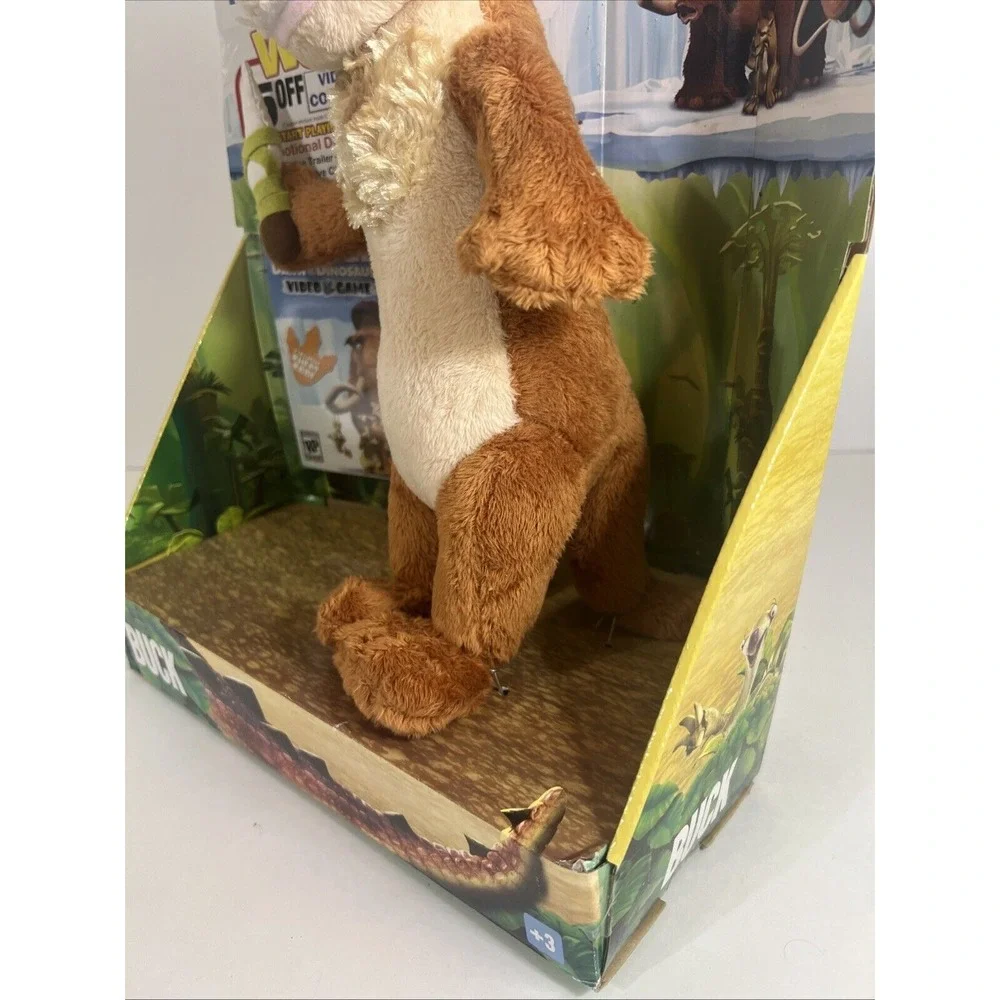 Ice Age Dawn Of The Dinosaurs. NIB Buck Plush With Video Game PCCDRom Activision